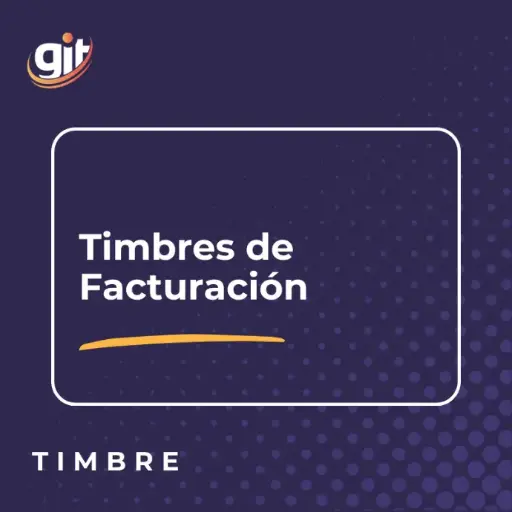 TIMBRES DE FACTURACIÓN